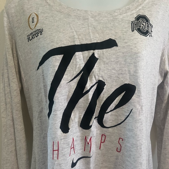 3/$20 - Nike Gray Long Sleeve The Ohio State Playoff Championship Shirt - Picture 2 of 6